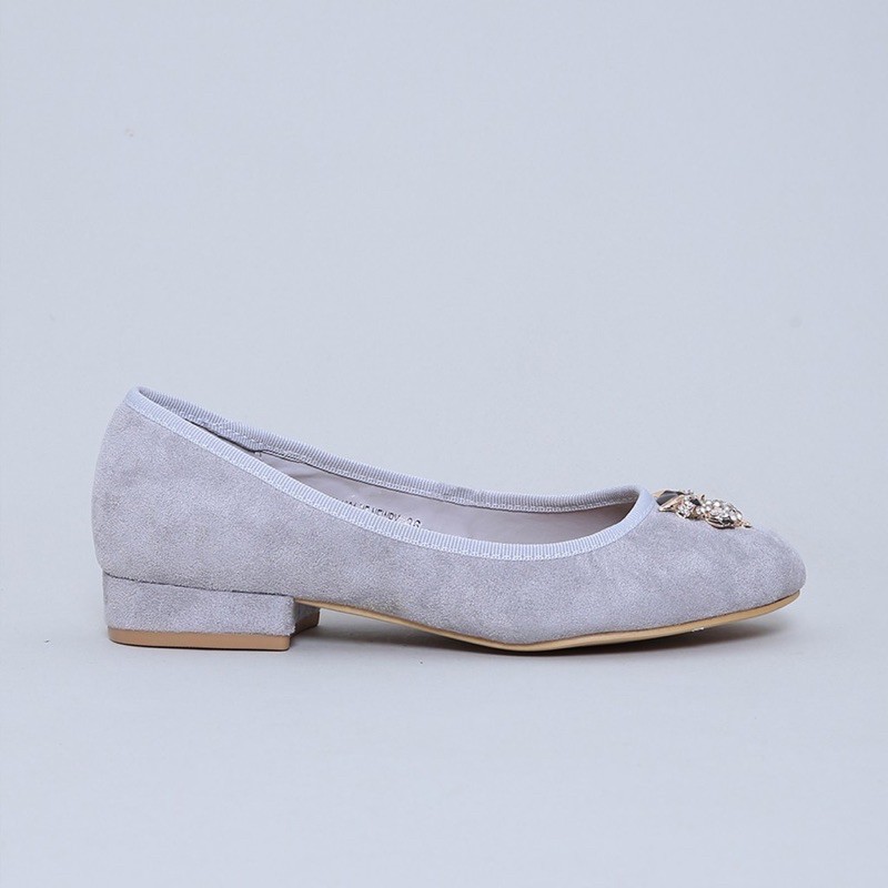 Sepatu Sandals Wanita Heels Grey Owl The Little Things She Needs