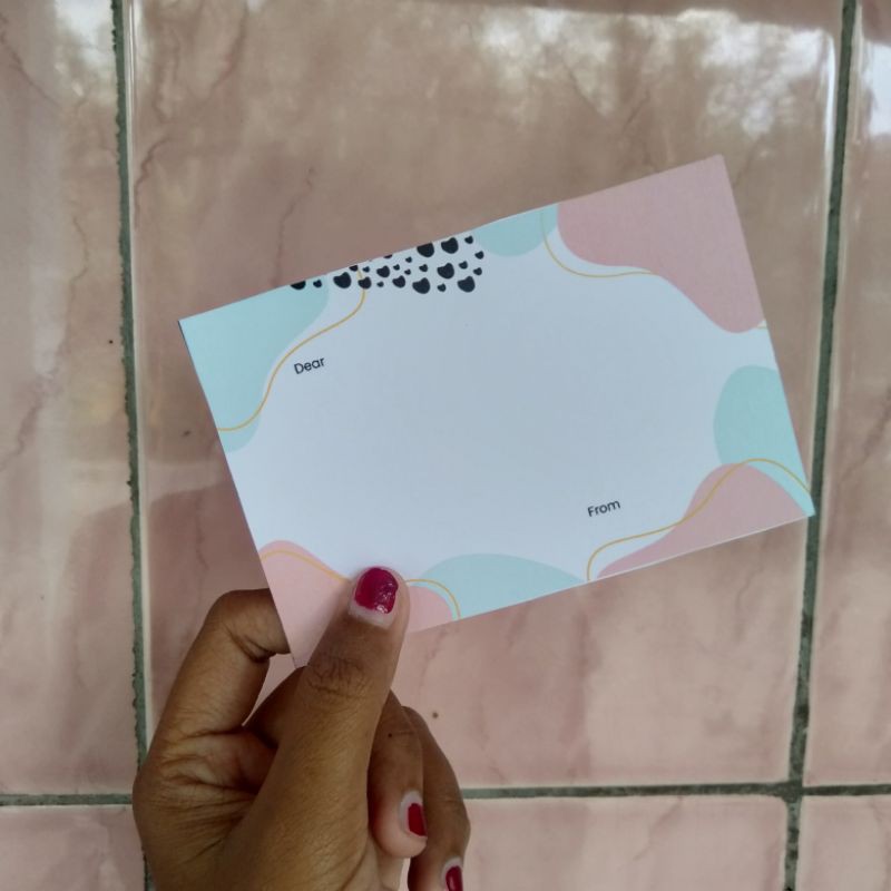 

Greeting cards/ Kartu ucapan/ Gift cards isi 10