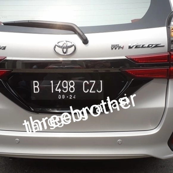 Cover Plat Nomor Mobil Acrylic Cembung Grand New Avanza Veloz Xenia