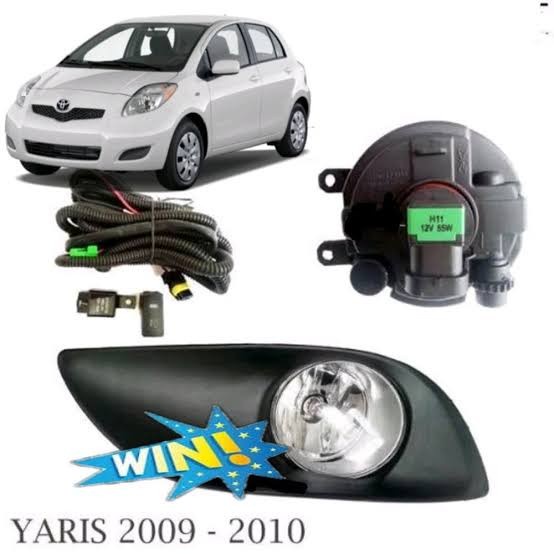 Foglamp/lampu kabut Toyota Yaris tahun 2009 - 2010