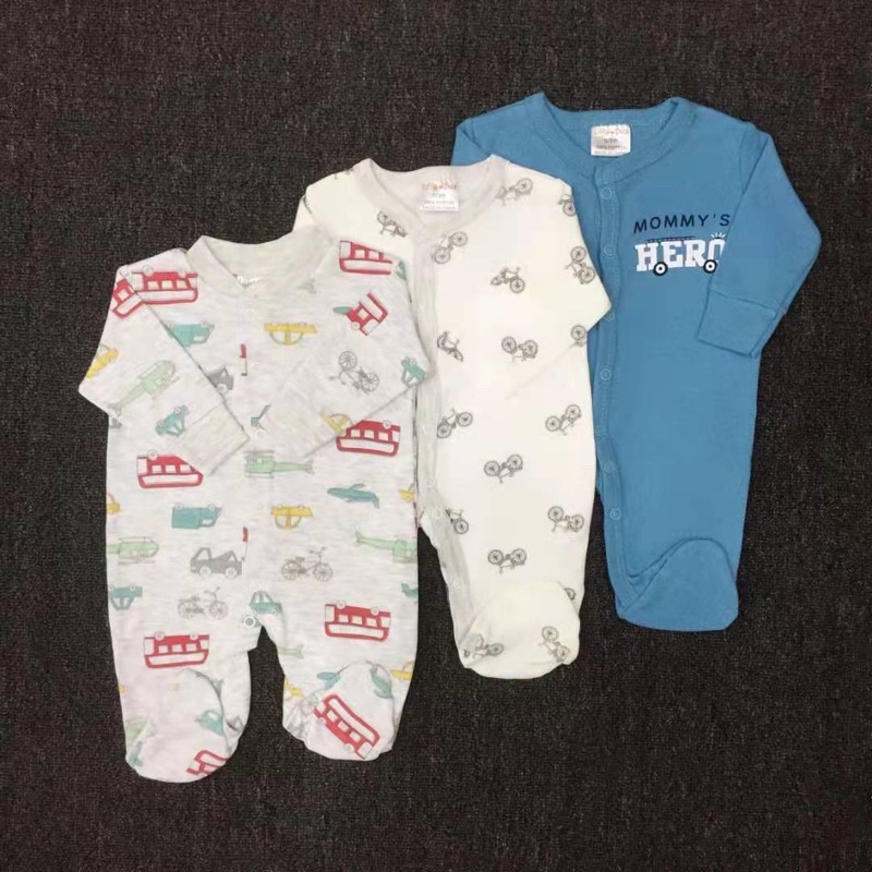 BABY K2 - Sleepsuit baby isi 3 pcs motif mommy hero