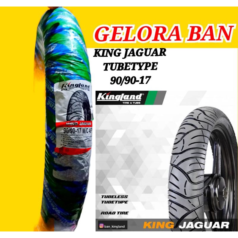 ban motor bebek kingland king jaguar 90/90-14 tubetype ban bebek ban ring 17 ban viksion ban megapro