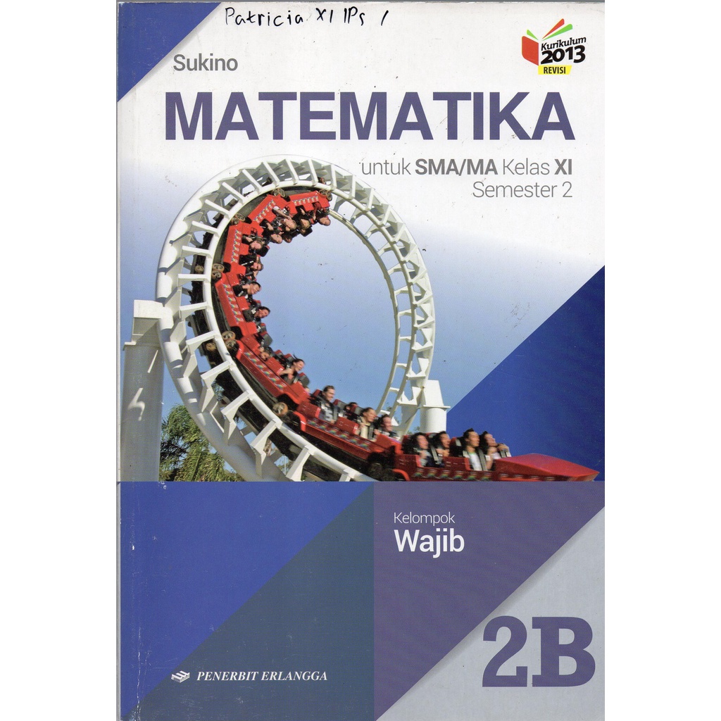 

Matematika 2B Wajib SMA kelas 11 Semester 2 oleh Sukino