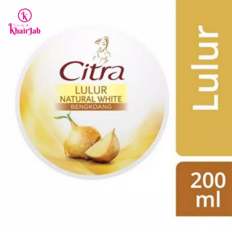 Citra Body Scrub Lulur Natural White Bengkoang 200gr
