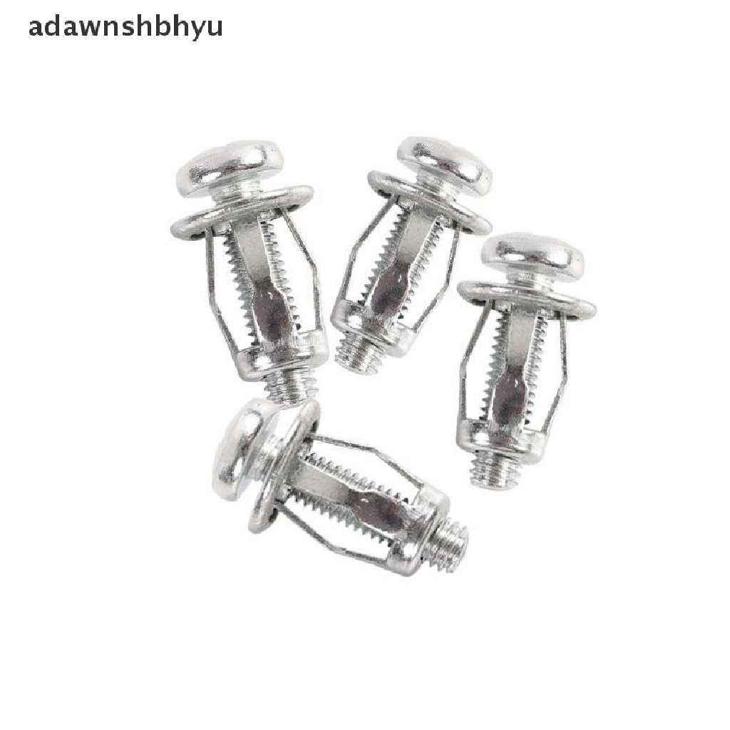 Adawnshbhyu 10pcs M5/M6 Jack Nuts Sekrup Mur Kelopak Sekrup Logam Mobil Untuk Kulit Besi Dinding Hollow