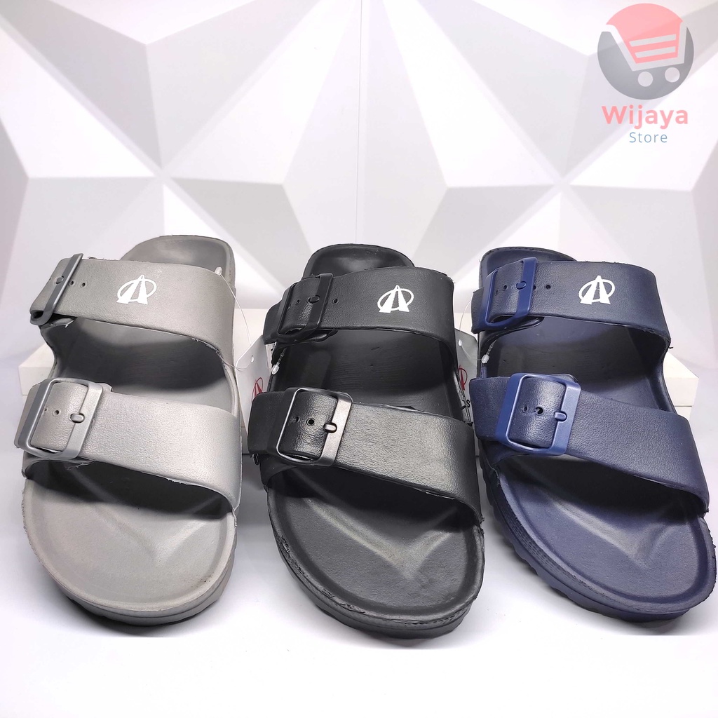 Ardiles 401 Sandal Slop Karet Pria Sendal Slide Selop Karet Phylon Super Ringan Trendy untuk Kenyamanan dan Gaya Cowok Laki-laki