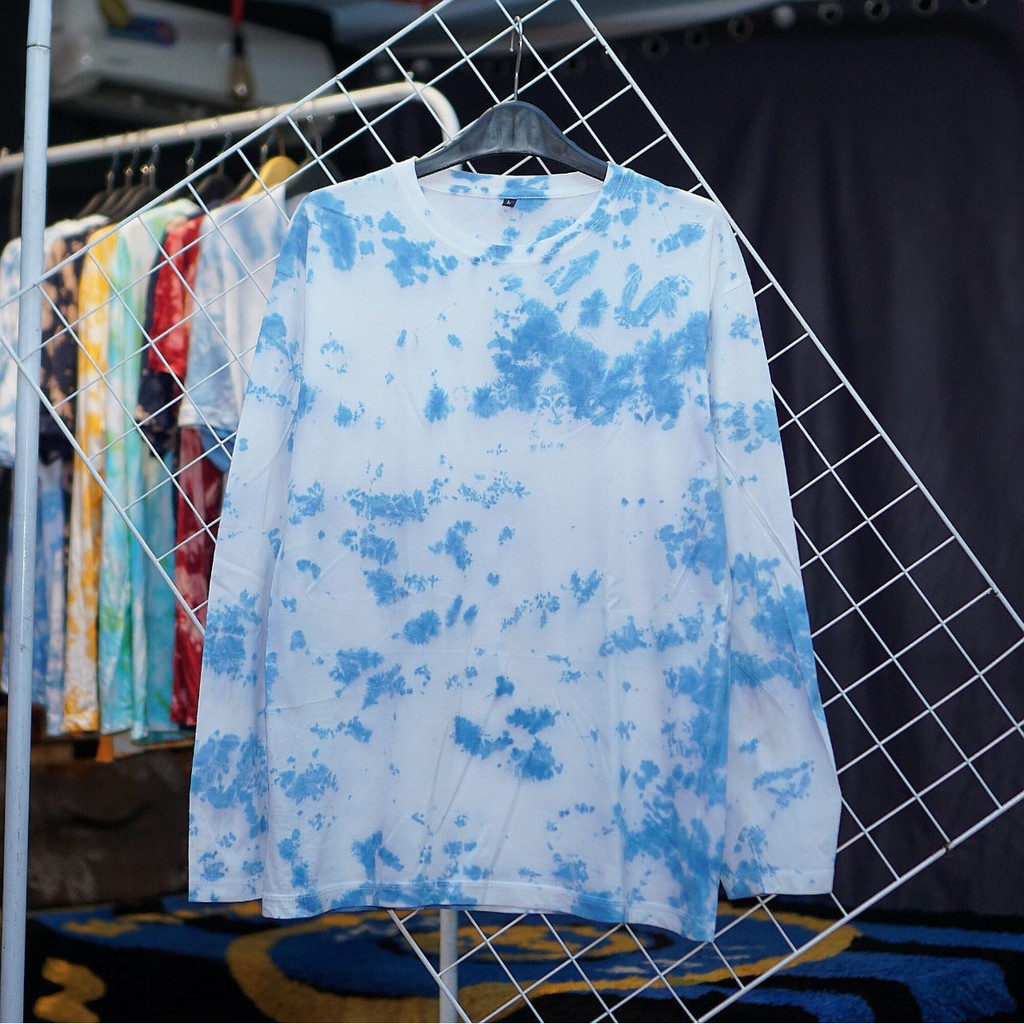 KAOS TIEDYE MURAH KAOS LENGAN PANJANG PRIA WANITA KATUN COMBED 20S/KAOS LENGAN PANJANG TIE DYE MURAH
