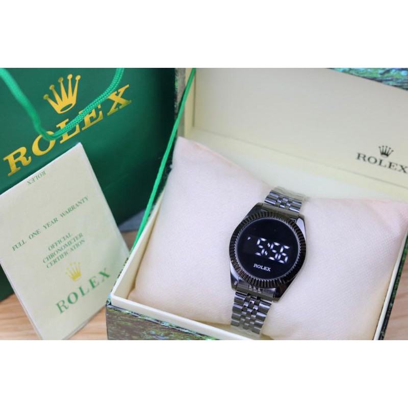 jam tangan wanita Rolex rantai touch screen DM4cm +box +buku