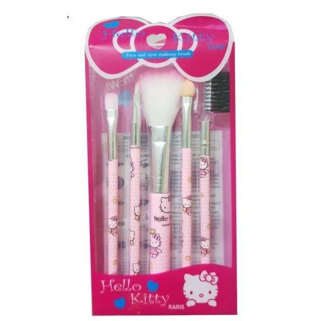 FACE &amp; EYES MAKE UP BRUSH HELLO KITTY