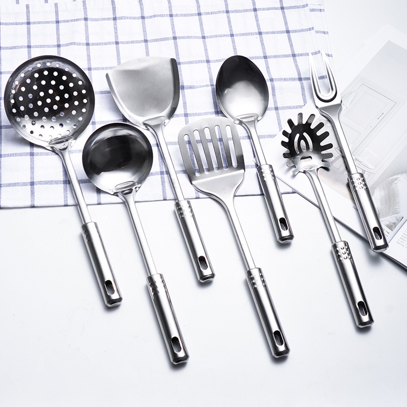 Spatula Set Sutil Stainless GSf G-4507 7 Pcs / Spatula Sutil Sodet Centong Alat Masak Stainless / Kitchen Utensil