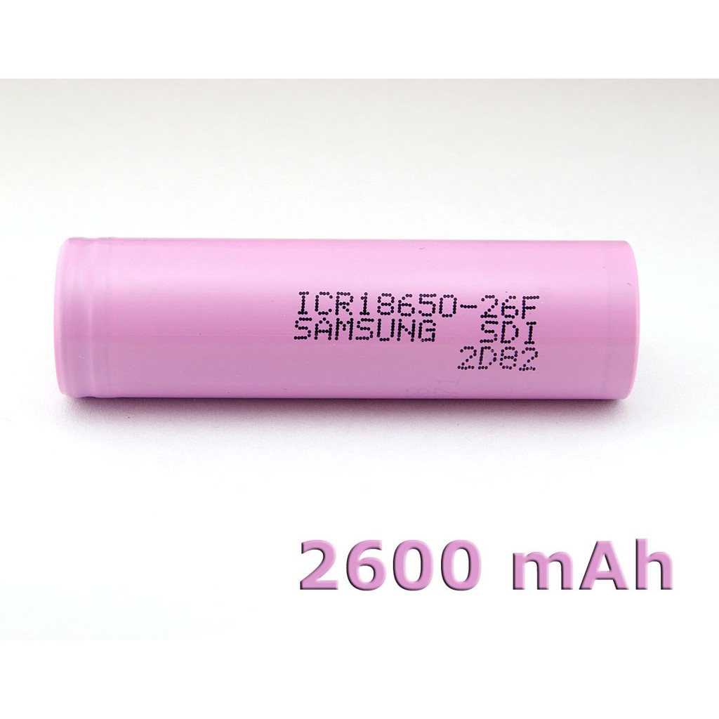 Baterai 18650 Ex Original LG SAMSUNG 2600 MAh Full Charged 3.7v 4.2v