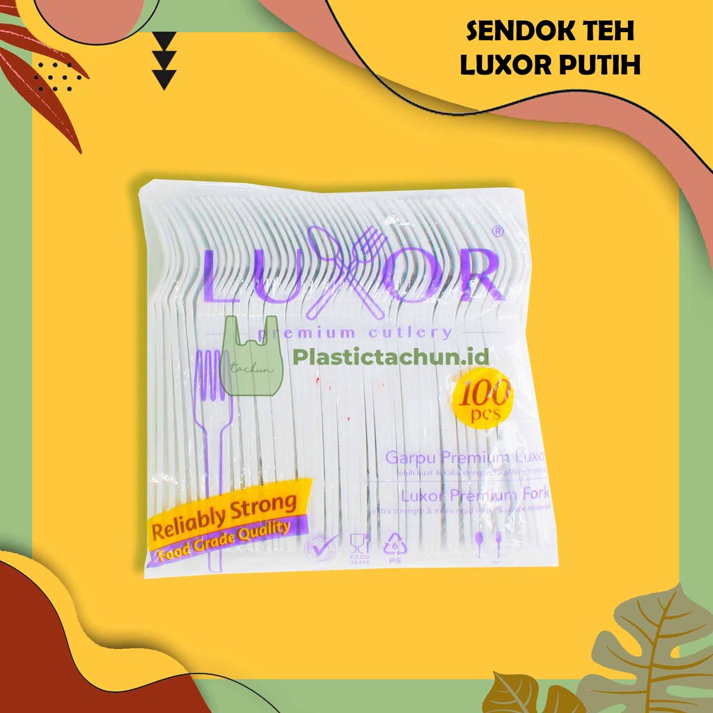Sendok Teh Merk Luxor Putih Sendok Salad Sendok Sendok resep Sendok Aduk Sendok Sendok Takar Masak