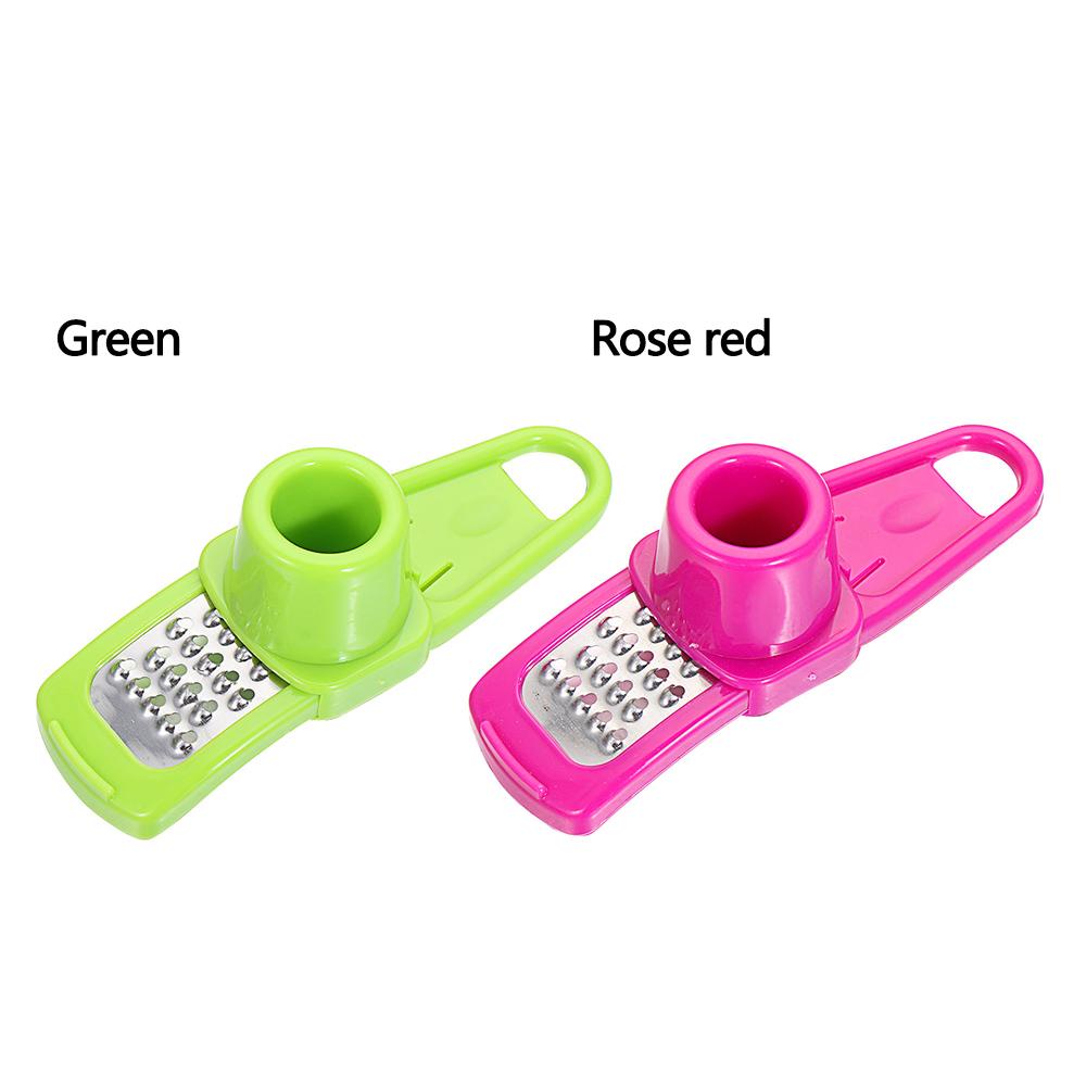 Solighter Garlic Press Cutter Slicer Alat Buah &amp; Sayur Pengupas Bawang Putih