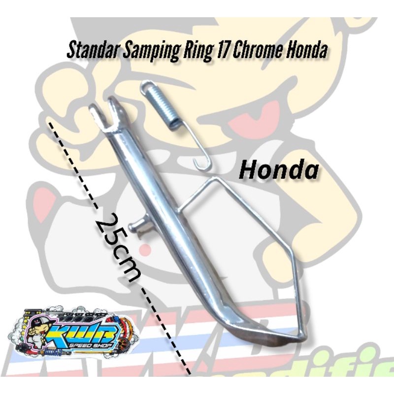 STANDAR SAMPING RING 17 CHROME MOTOR HONDA YAMAHA MIO BEAT SCOOPY NOUVO VARIO MATIC