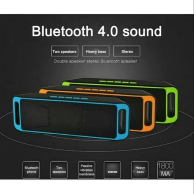 SPEAKER BLUETOOTH 208 A2DP suara jernih Dolby Surround MEGA BASS