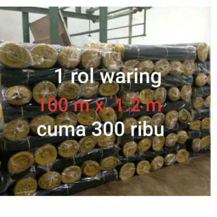Bagus Dipakai.. Waring hitam/Waring ikan/Jaring Waring/Jaring Pagar Ayam Pagar Kebun Pagar Kolam
