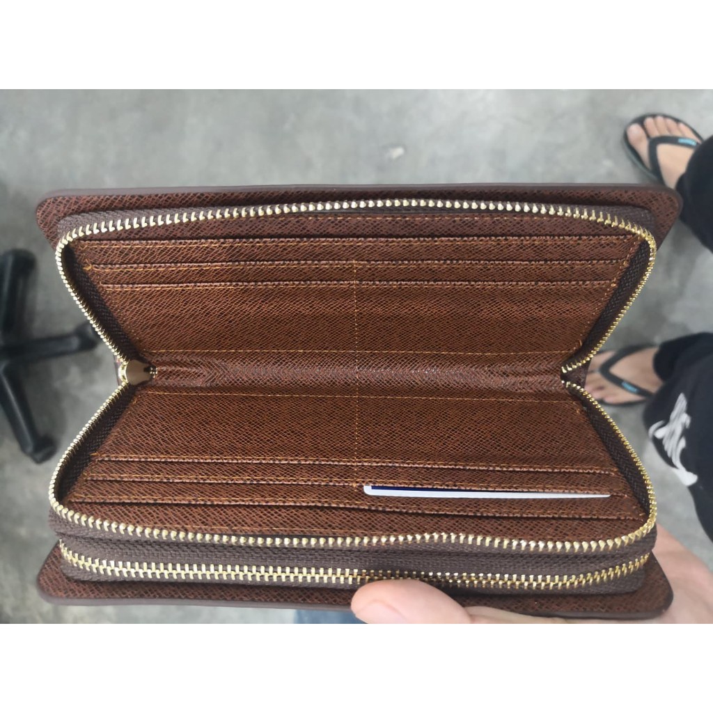 INDOMINI D022 Dompet Kulit Panjang Baellerry Leopard Pria Wanita Terbaru Keren Import Murah COD