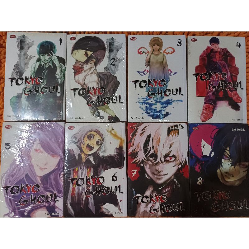 Komik Tokyo Ghoul 1-14 - Sui Ishida (13 buku segel, 1 buku kolpri)