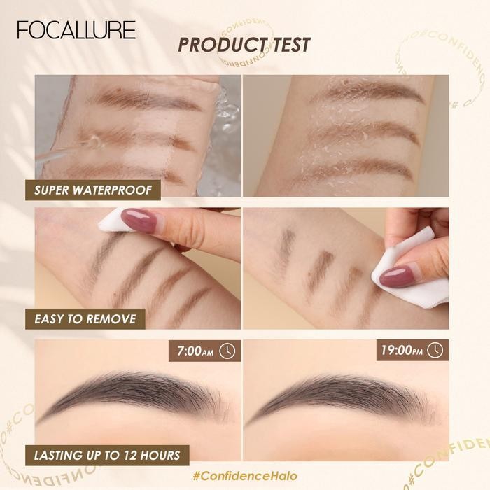 ★ BB ★ FOCALLURE Sliding Eyebrow Pencil #ConfidenceHalo - FA202 - FA 202