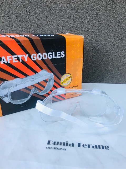 CAMEL Kacamata Kerja Bening - Googles Anti Fog - Kacamata Grinda Safety Google Welding Glasses