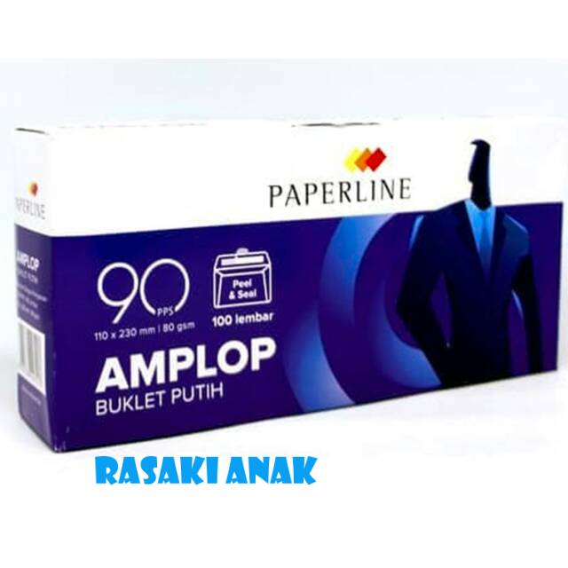 

Amplop Paperline 90 (Panjang) 100 amplop/pax