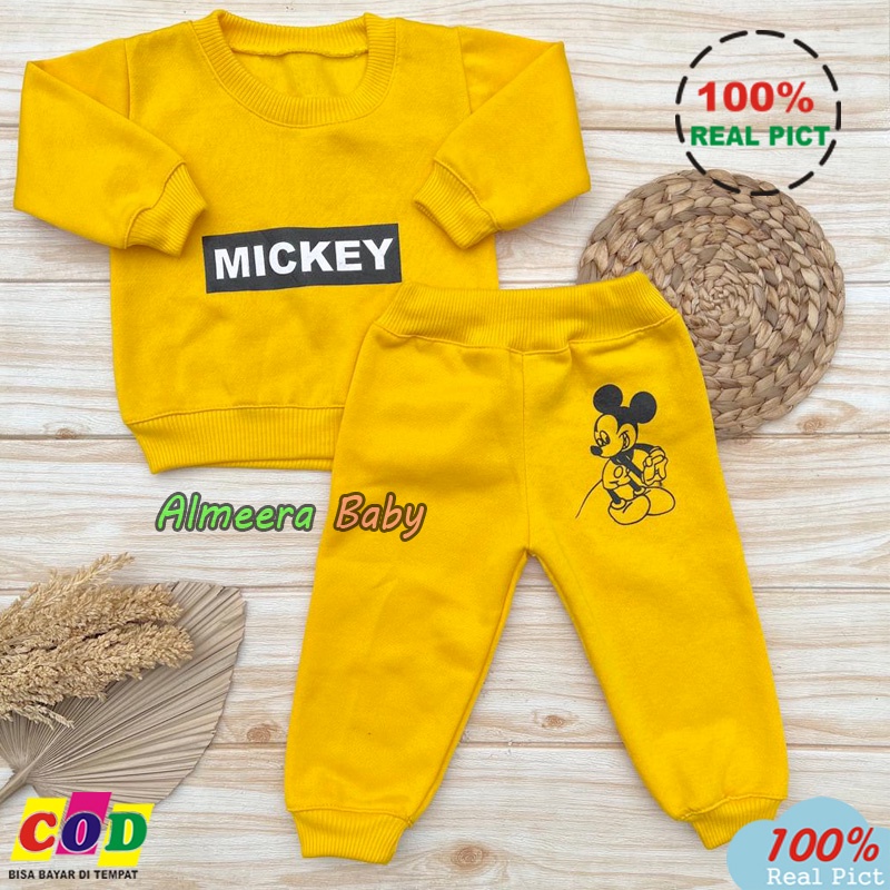 Setelan Jogger Bayi Setelan Sweater Bayi 3-12 Bulan Laki Laki Perempuan Rekomendasi Usia 3-12 Bulan