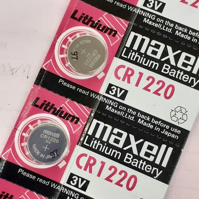 batre baterai maxell CR 1220 ORIGINAL