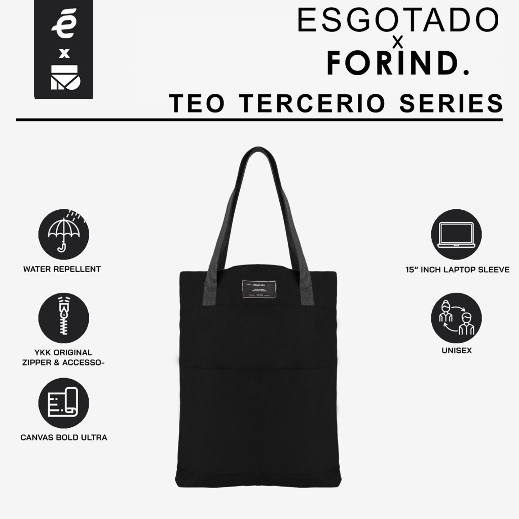 TEO TERCERIO BLACK FORIND x Esgotado Tas  Tote Jinjing 