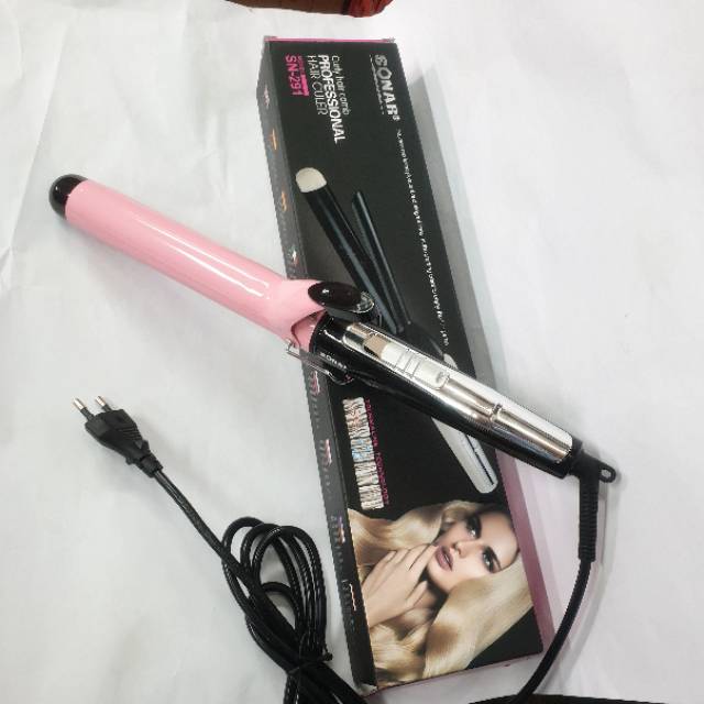 Alat Catok Rambut SONAR SN-291 Curly Keriting Murah Ukuran Jumbo Besar 32mm Kriting Blow Ikal Bagus