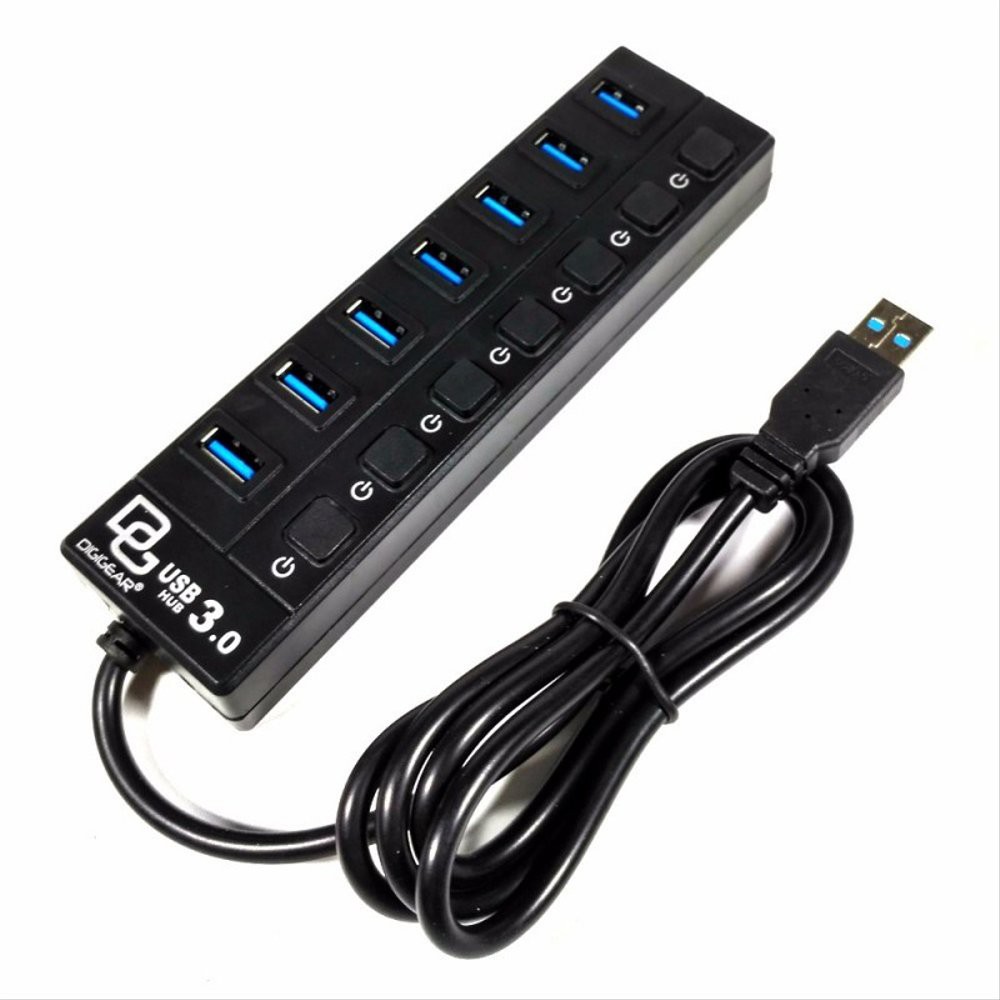 USB HUB DIGIGEAR 7 PORT KABEL PERPANJANGAN USB 3.0 SUPER SPEED