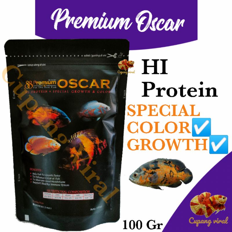 PREMIUM 88 - Pelet Premium Oscar High Protein Special Growth and Color