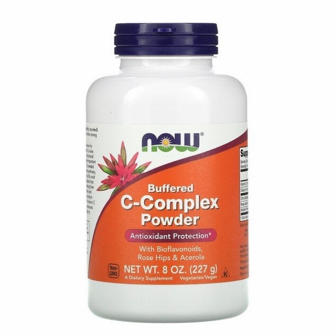 Now Foods Buffered C Complex Powder 227 g Vitamin C powder w Rose hip