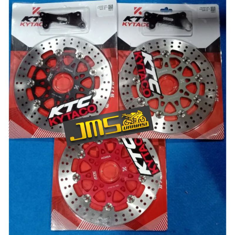 piringan cakram disc brake lebar 260mm +breket full cnc beat fi beat deluxe genio Vario 125/150 Scoopy