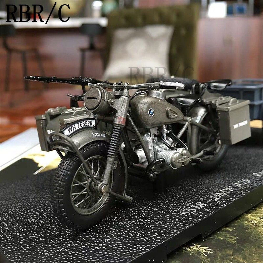 Miniatur Motor Bmw Klasik Bahan Alloy Warna Hitam Untuk Dekorasi