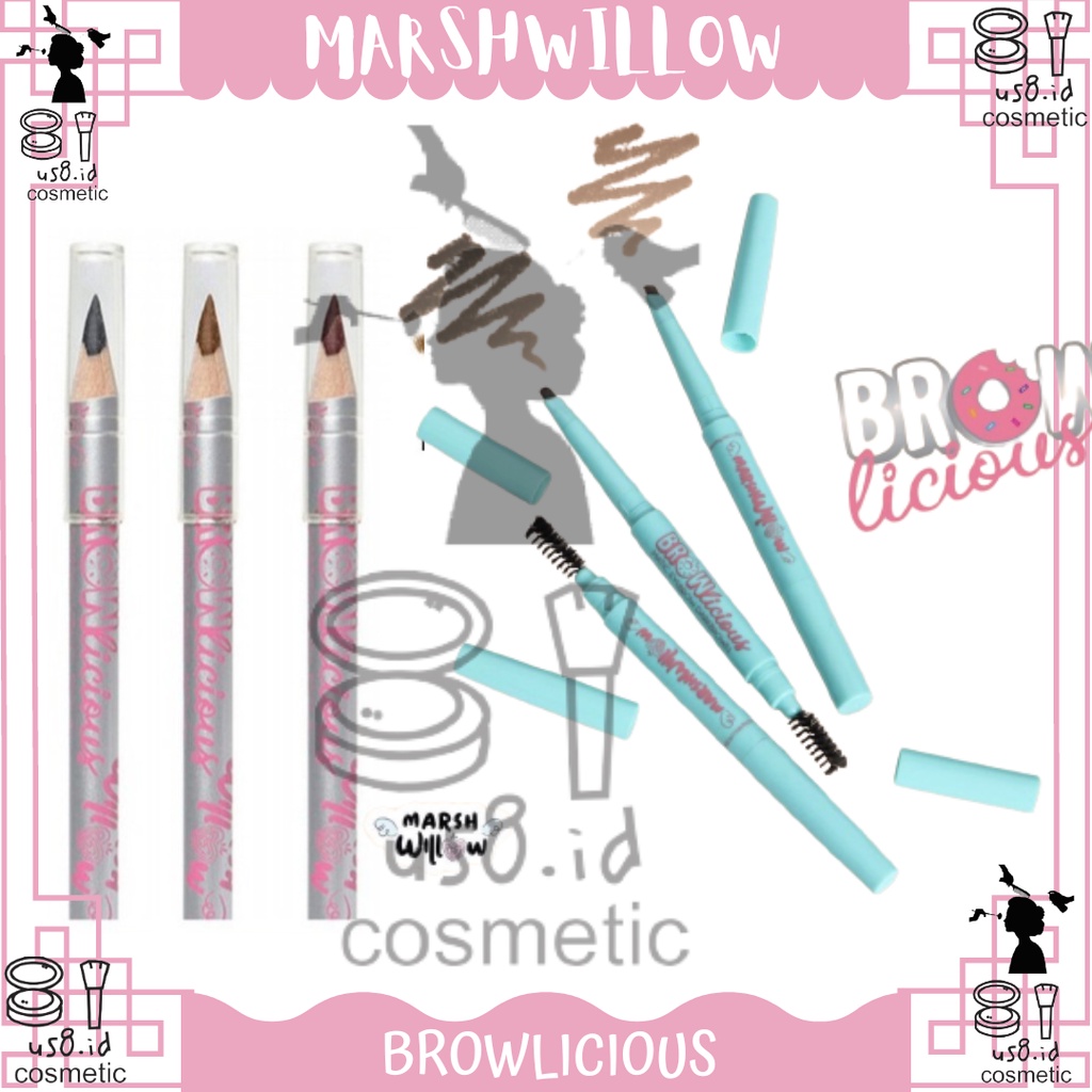 MarshWillow Brownlicious Eyebrow Pencil | Matic Eyebrow Pensil Alis by Natasha Wilona BPOM