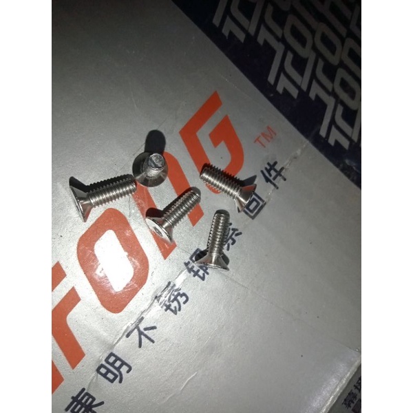 VERSENG L M4 X 20 (2cm) stainless 304 THE A2-70