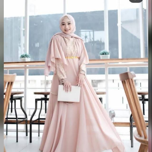 *SOLD* Haura dress Butik desa Butikdesa/bajupesta/kondangan
