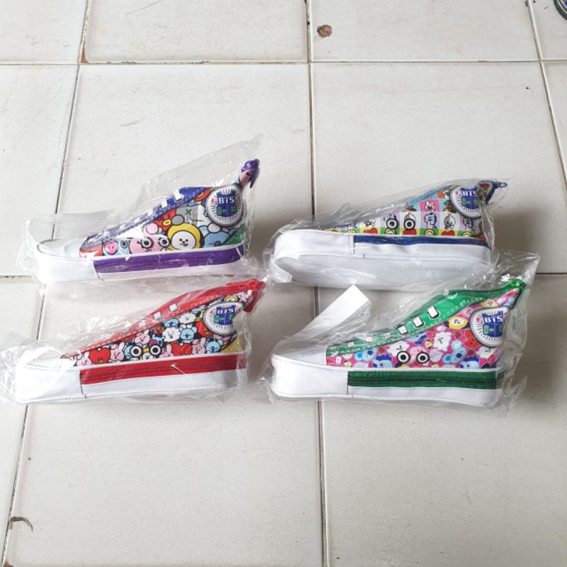 

Dompet Pensil Kulit Model Sepatu Unik Lucu