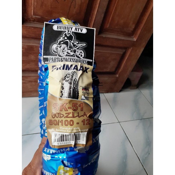 Ban luar mini trail ring 12 offroad primaax 80 100 ring 12