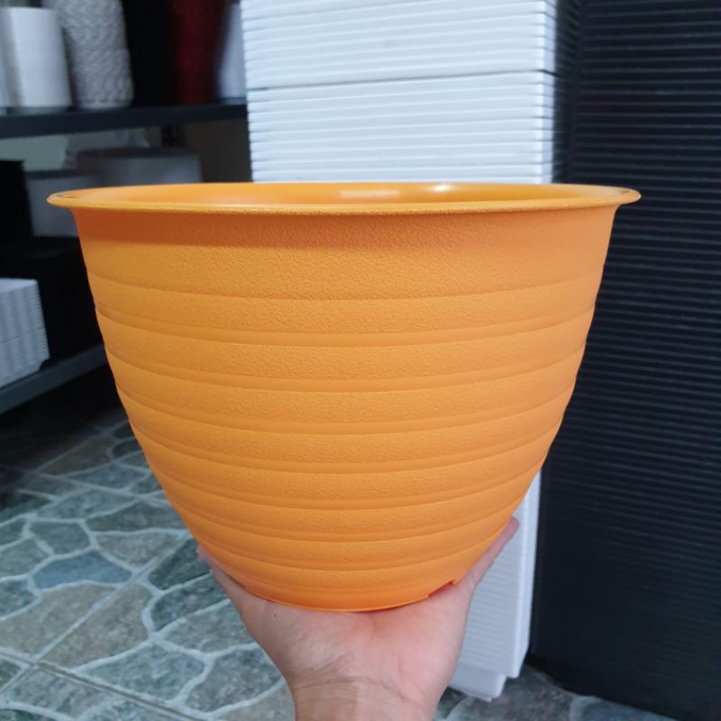 POT SUPER TAWON ST UK 24 diameter 24cm pot bunga tawon putih warna warni bagus murah berkualitas