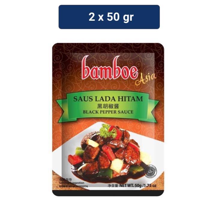 

Bamboe Bumbu Saus Lada Hitam 2 x 50 gr