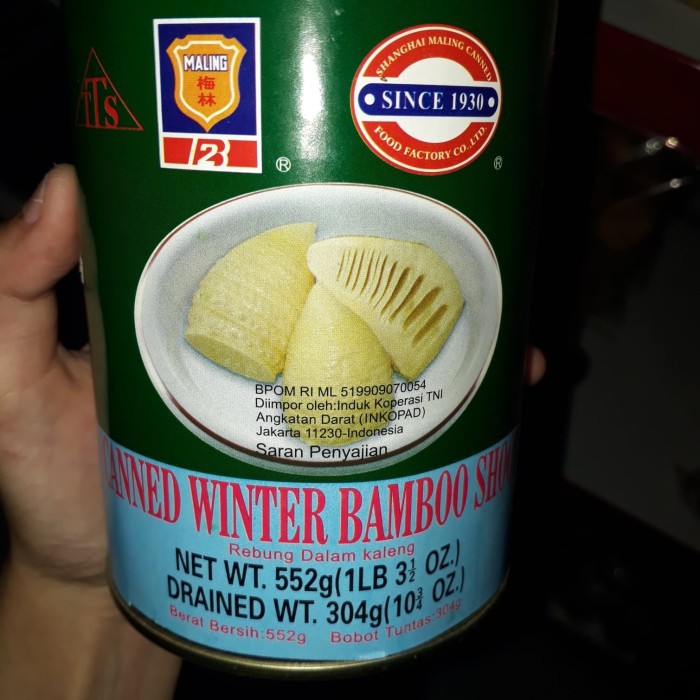 

Rebung Dalam Kaleng Canned Winter Bamboo Shoots