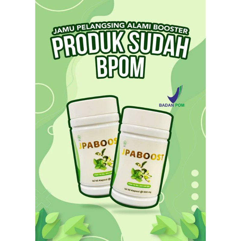 Jamu Pelangsing Alami (JPA) Boost sudah BPOM