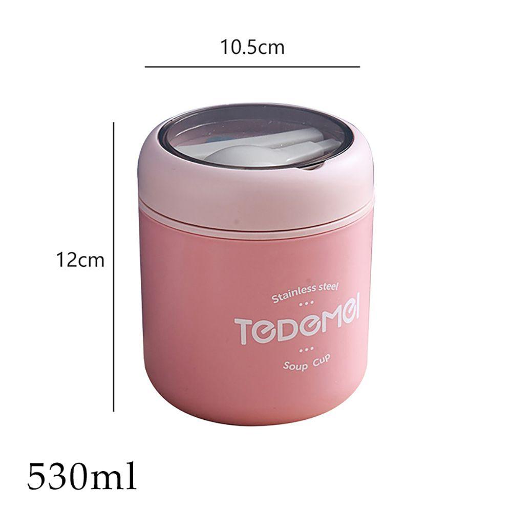 [Elegan] Termos Makanan Untuk Travel Double Layer Wadah Sup Perlengkapan Minum Rumah Kantor Botol Insulated Vacuum Flasks