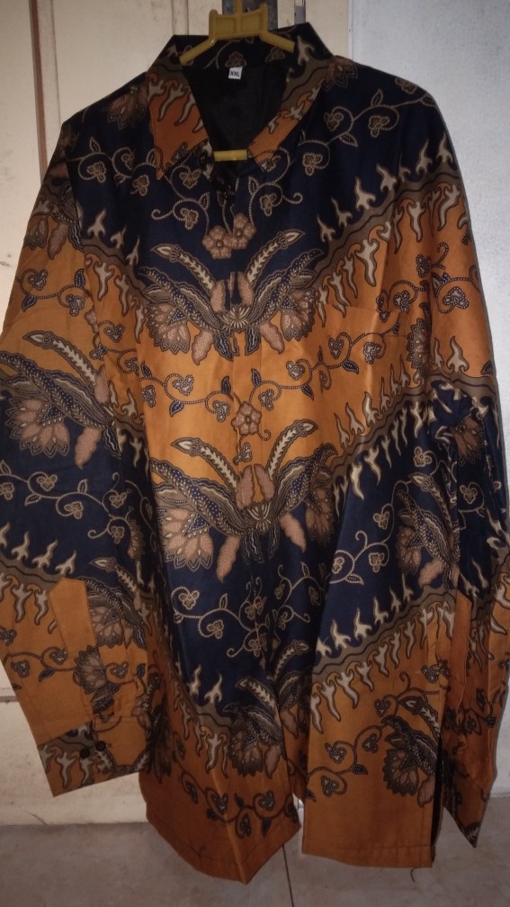 Ajotosatru Kuning Kemeja Batik Pria Full Furing Bahan Katun Halus Primisima