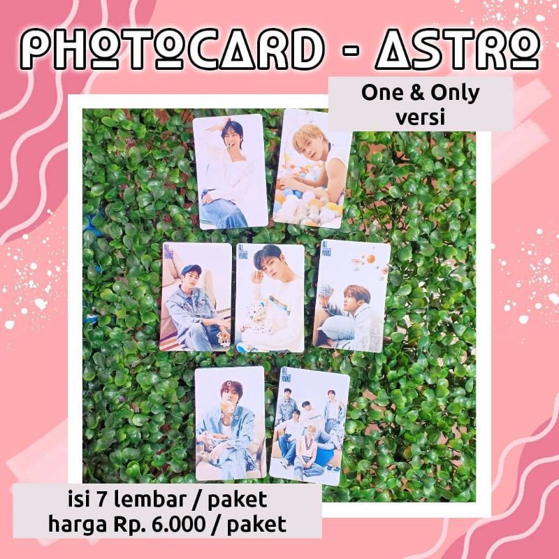 READY / COD - PHOTOCARD ASTRO 2021 ASTRO ALL YOURS ASTRO ONE AND ONLY PHOTOCARD SET ASTRO ONE & ONLY