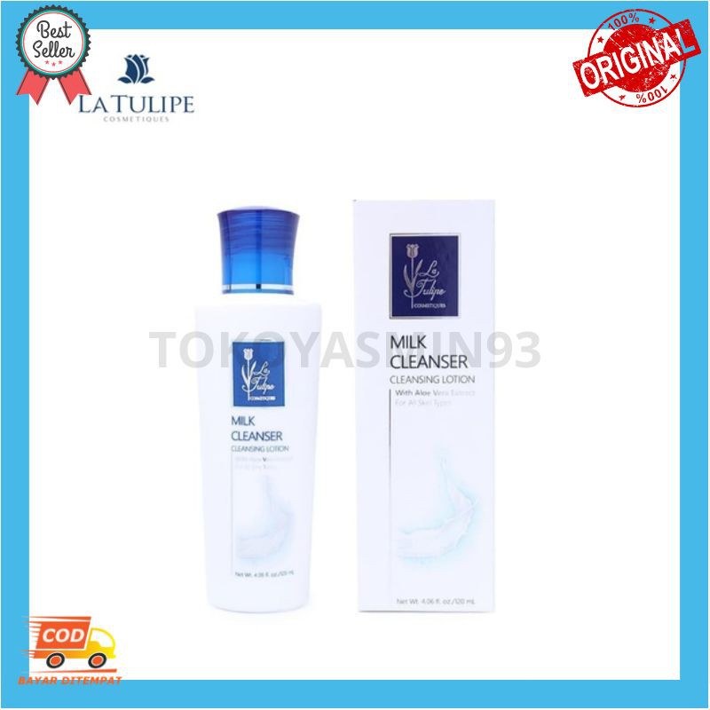 La Tulipe Milk Cleanser 120ml  Murah