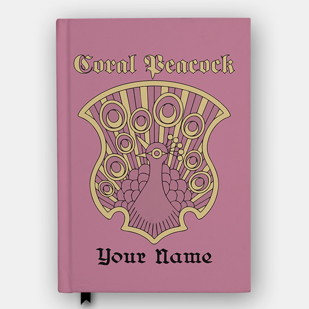 

Buku Coral Peacock Magic Knight Black Clover Anime Custom Diary Jurnal Cosplay Hardcover