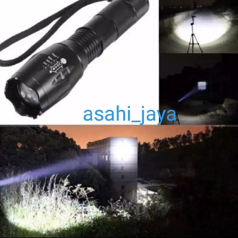 Senter LED Paket Senter Swat k129 senter outdoor TAFFWARE T6