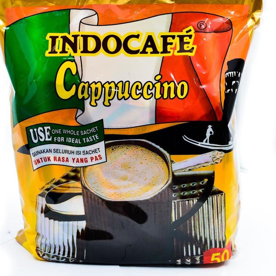 

Grosir INDOCAFE CAPPUCCINO (25 GRAM X 50 SACHET)